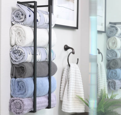 Bathroom Wall Towel Rack, Mounted Towel Rack Holder