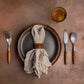 Wood Handle Cutlery Set of 3 (Knife, Fork, Spoon)