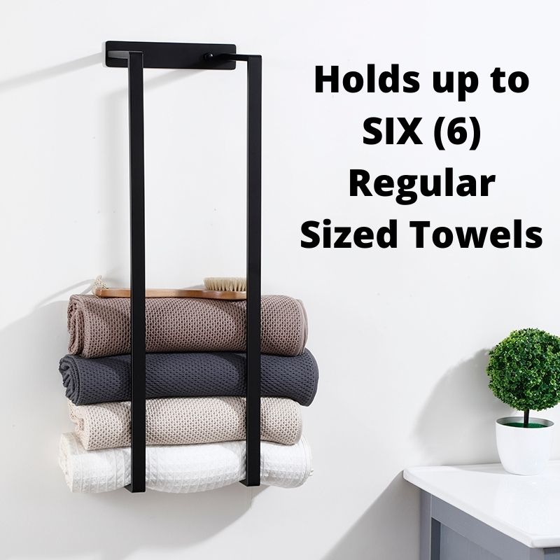 Bathroom Wall Towel Rack, Mounted Towel Rack Holder