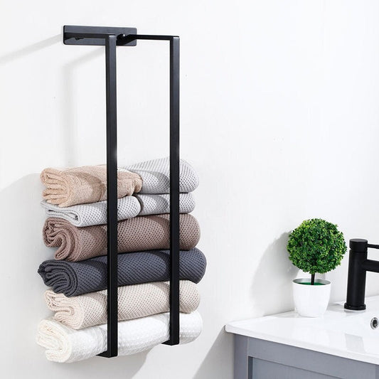 bathroom towel rack